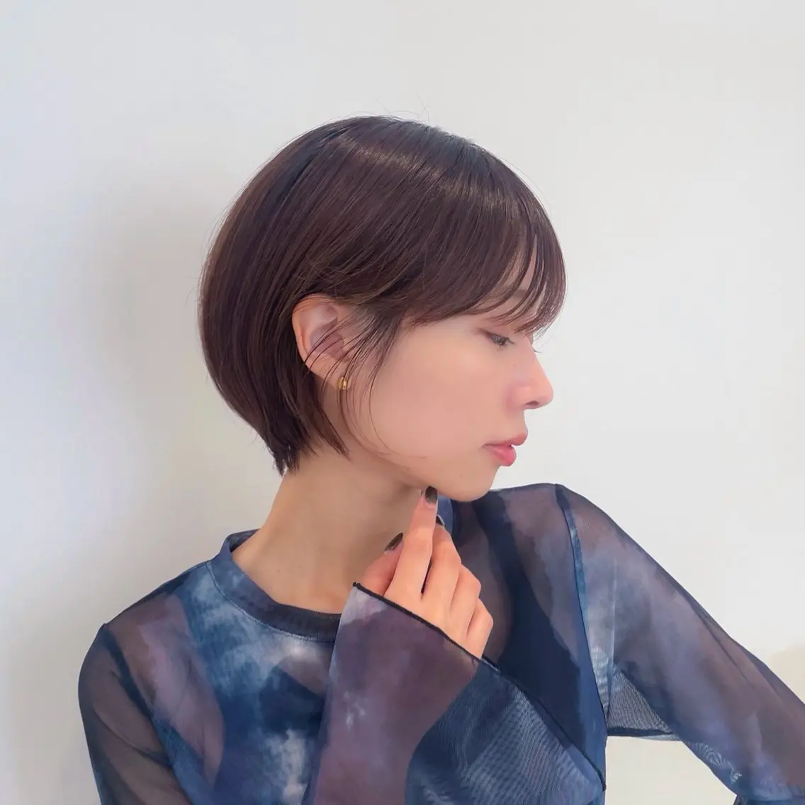 ショート 髪質改善 カット トリートメント 田村 天のヘアスタイル