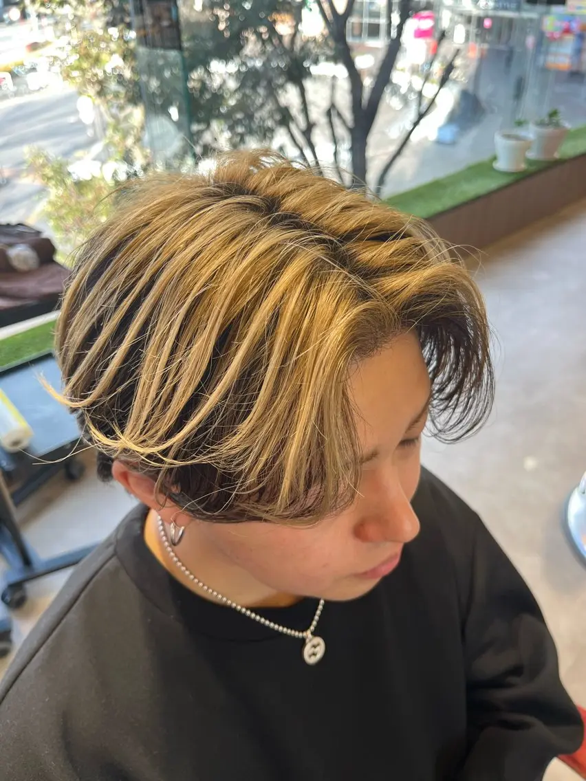 メンズ カット 小松 陸璃のヘアスタイル