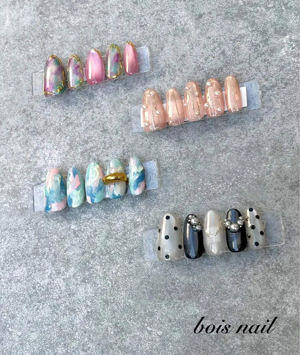 ネイル ハンドネイル bois nail ボワネイル北巽のネイルデザイン