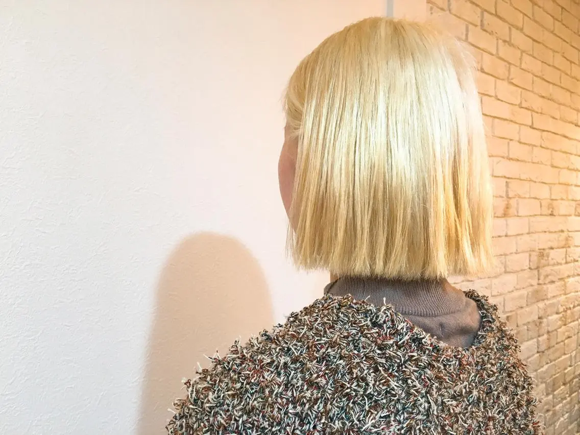 カラー ブリーチ カット ヘアカラー トリートメント 髪質改善／艶カラー 🫧harunaのヘアスタイル