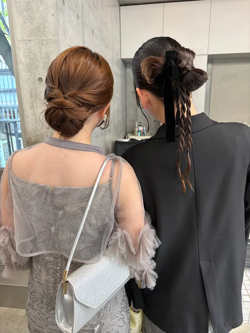 ロング ヘアアレンジ ヘアセット yuuna/ ハッシュカット🎀のヘアスタイル