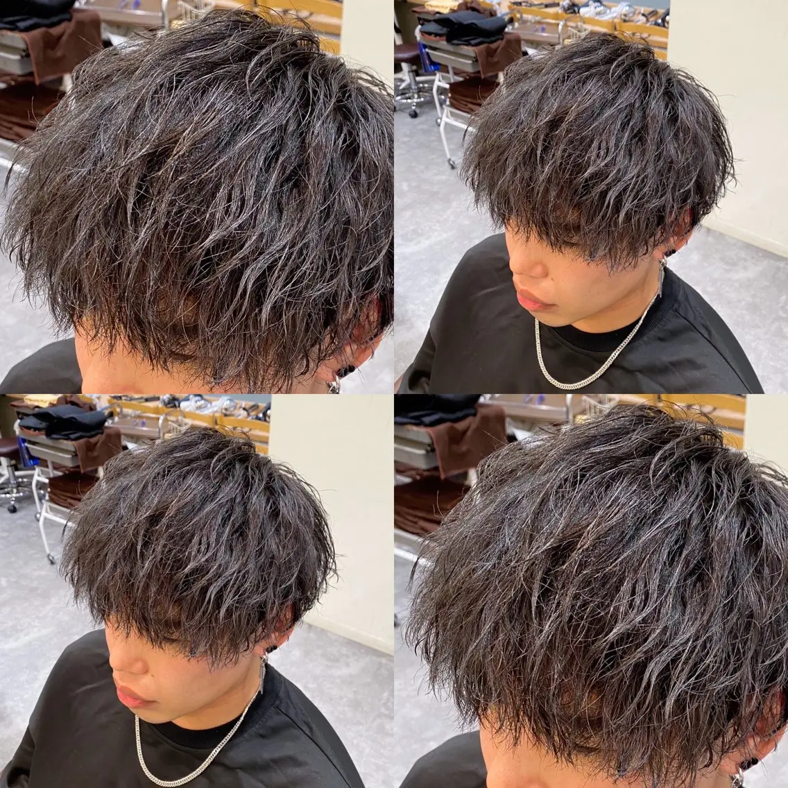 パーマ メンズ メンズ特化LIBER 石川玲央のヘアスタイル