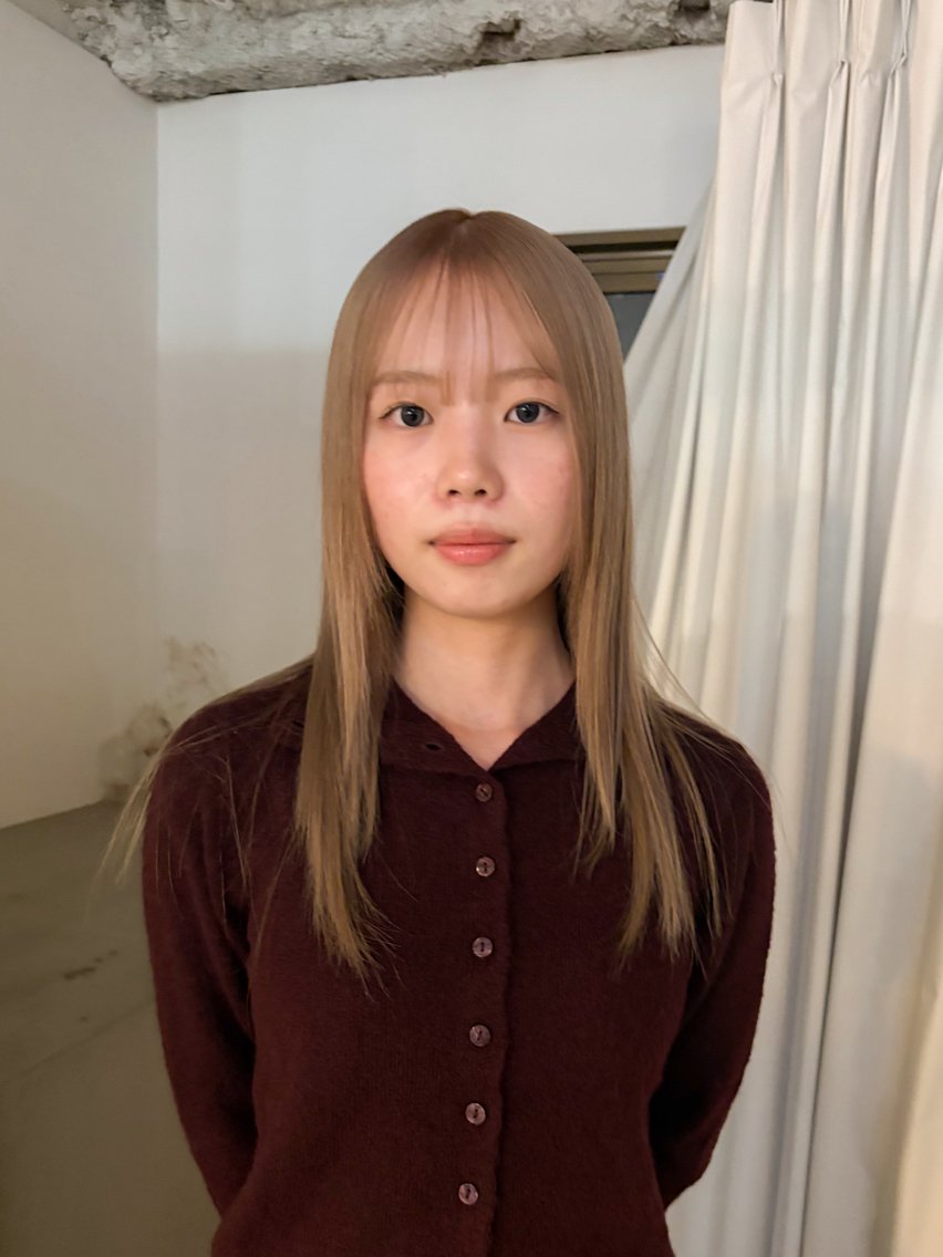 ロング カラー ベージュカラー ブロンド ブロンドベージュ カット ヘアカラー Takuma Suzuki中目黒のヘアスタイル