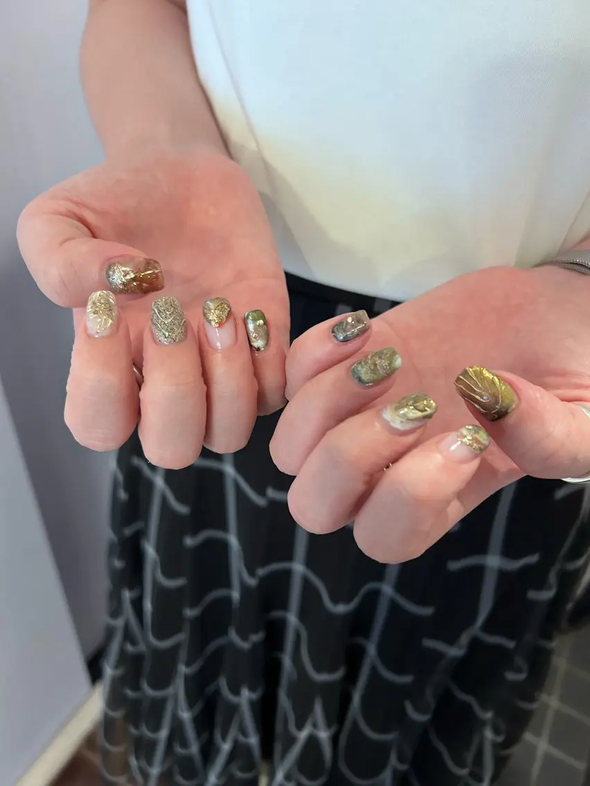 ネイル ニュアンスネイル ハンドネイル ハンドケア Atelier Ariのネイルデザイン