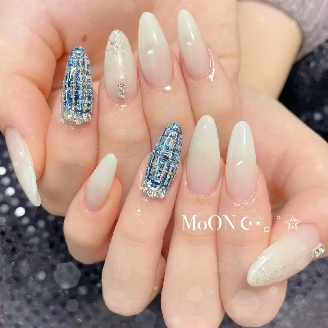 ネイル ハンドネイル ハンドケア MoON...❤︎ MeGuのネイルデザイン