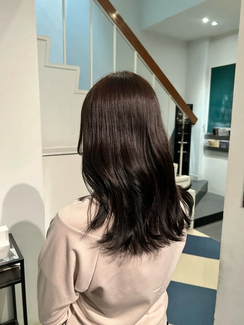 ミディアム ムラコシヒカリ lapenseeのヘアスタイル