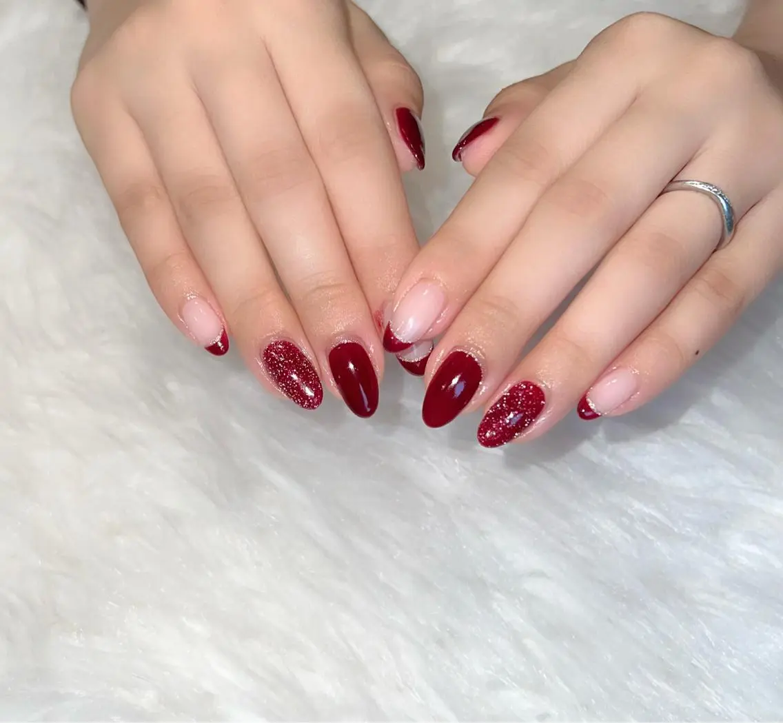ネイル フレンチネイル ワンカラーネイル ハンドネイル Lino+ ネイル&よもぎ蒸しのネイルデザイン