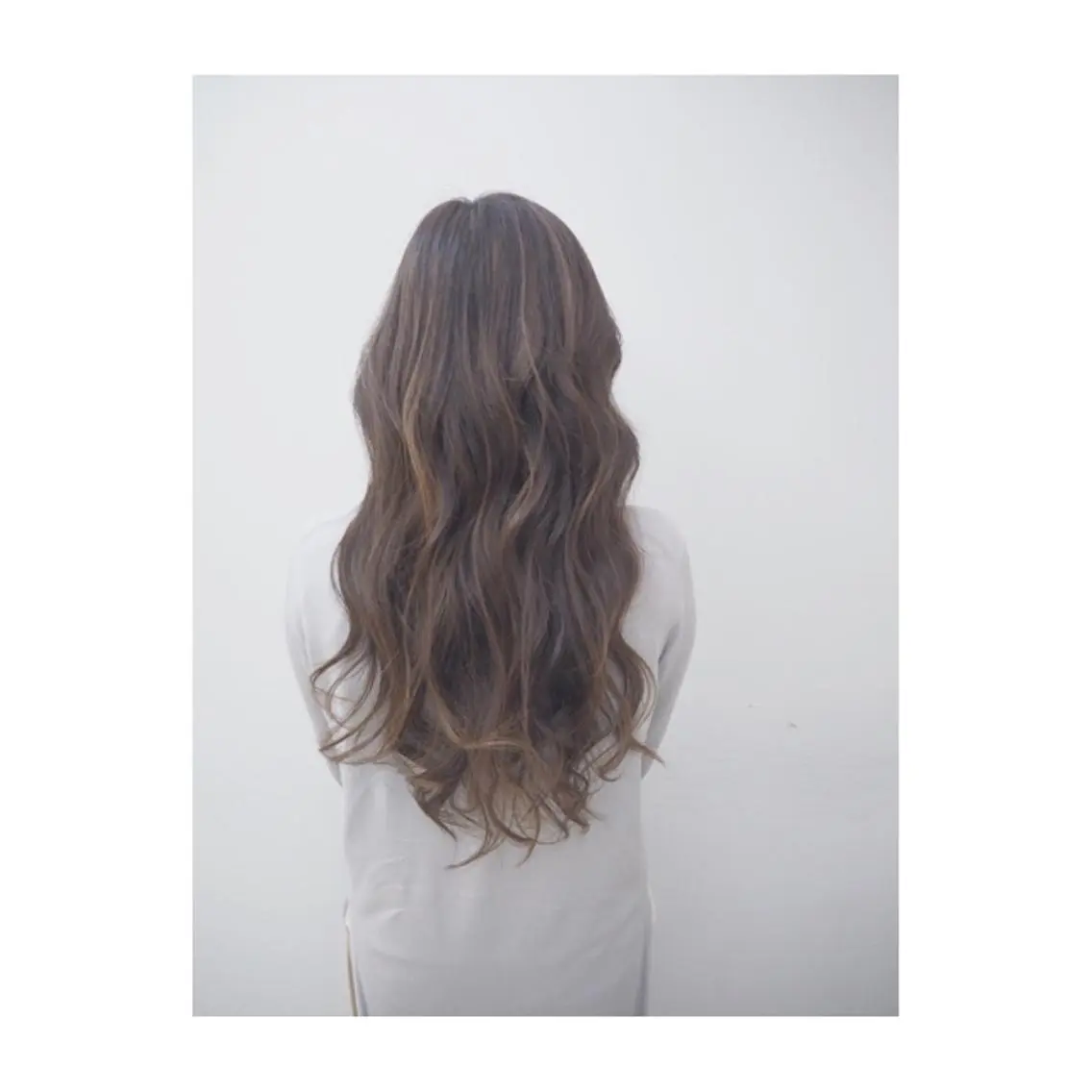 ロング カラー 永岡 鉄平のヘアスタイル