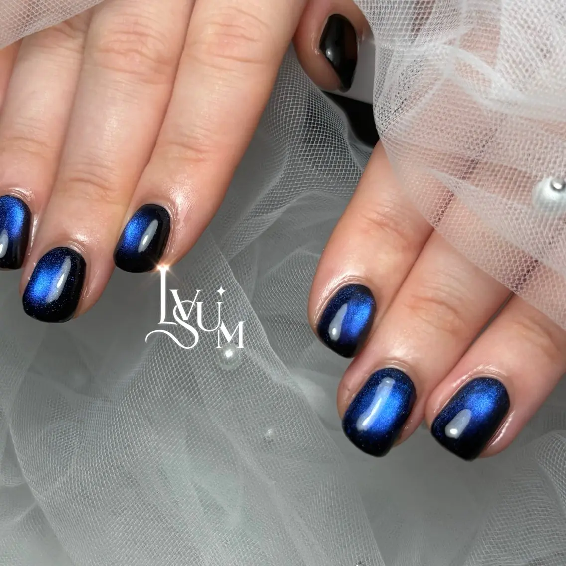 ネイル マグネットネイル ハンドネイル lvsum nailのネイルデザイン