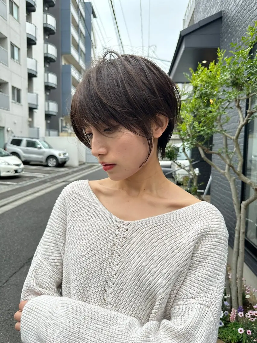 ショート ショートヘア カット ヘアカラー トリートメント ヘッドスパ 縮毛矯正/レイヤー taiga🐯のヘアスタイル