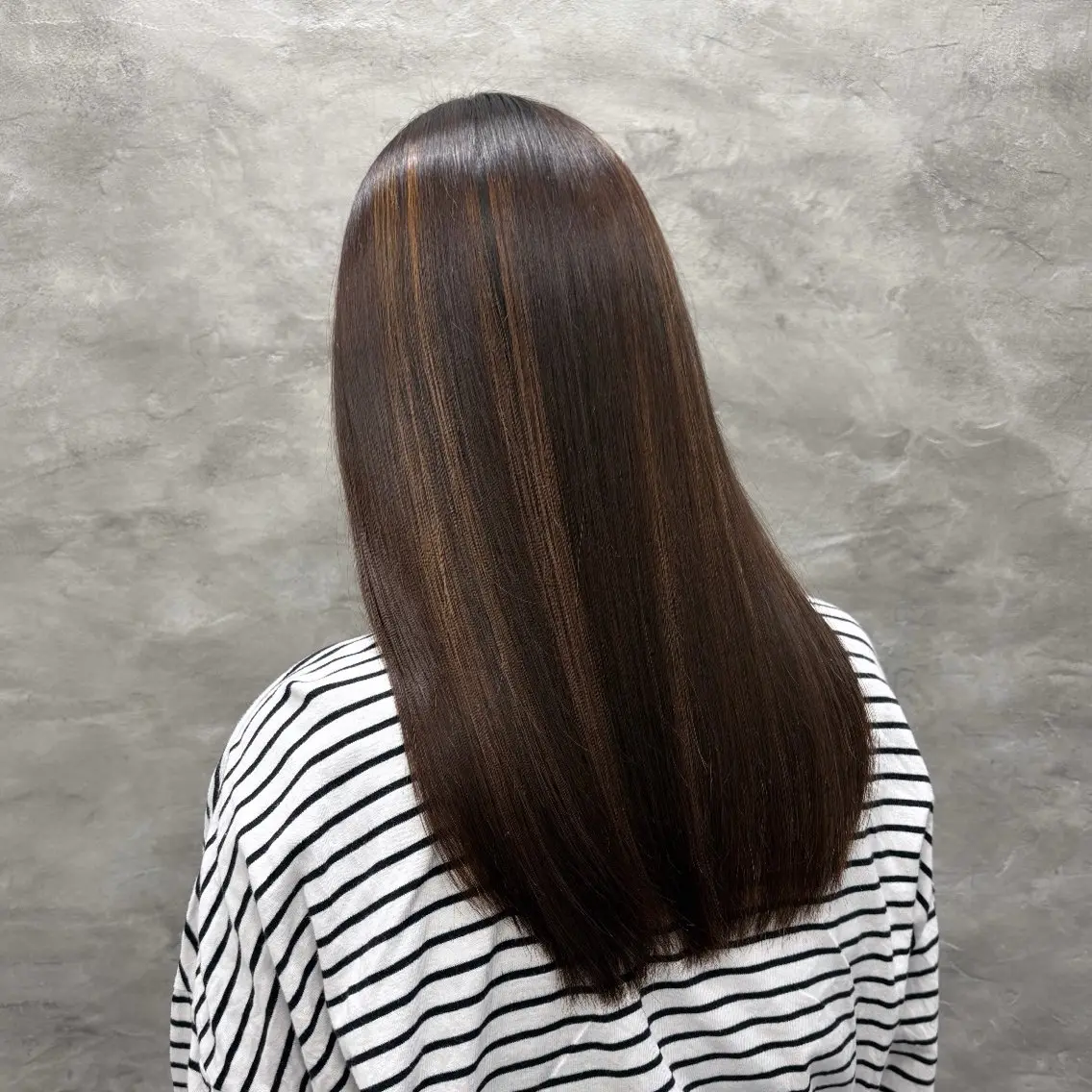 ロング 縮毛矯正 ルプラボウ/豊川 篠島 みなみのヘアスタイル