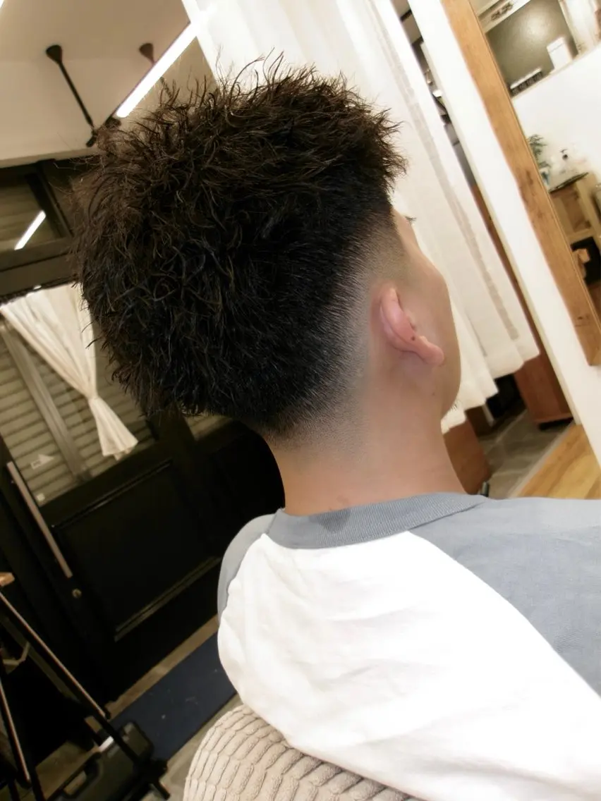 ショート メンズ カット 床屋/フェード💈 ミヤギのヘアスタイル