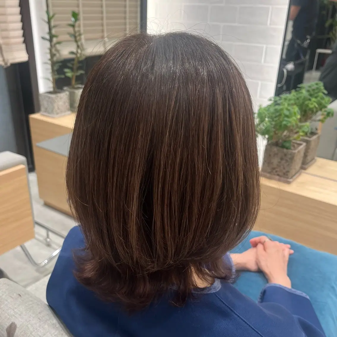 ミディアム カラー ヘアカラー stair：case 💟川部　陽子💟のヘアスタイル