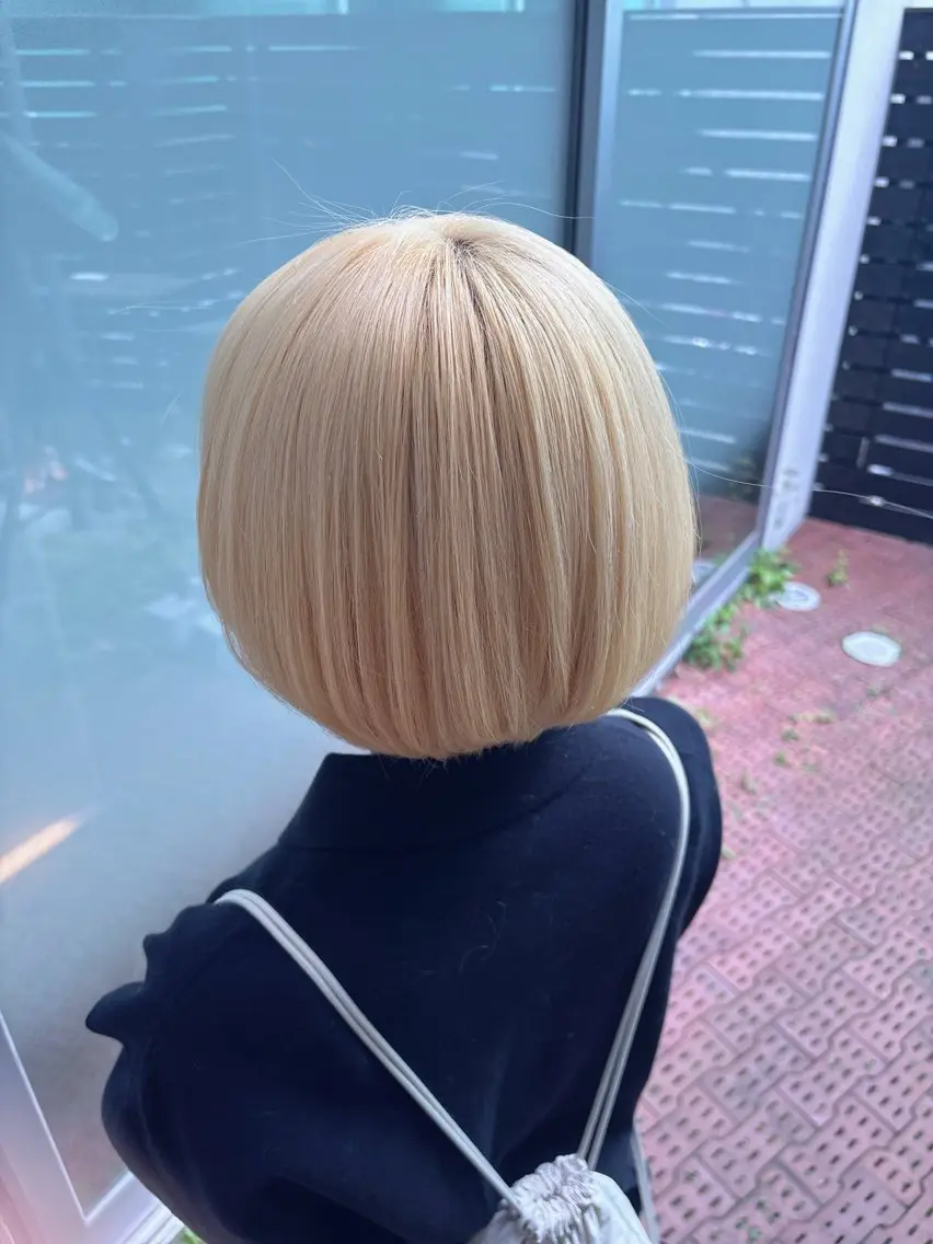 ミディアム カラー ヘアカラー トリートメント 鮫島海斗☆レイヤー☆ ケアブリーチのヘアスタイル