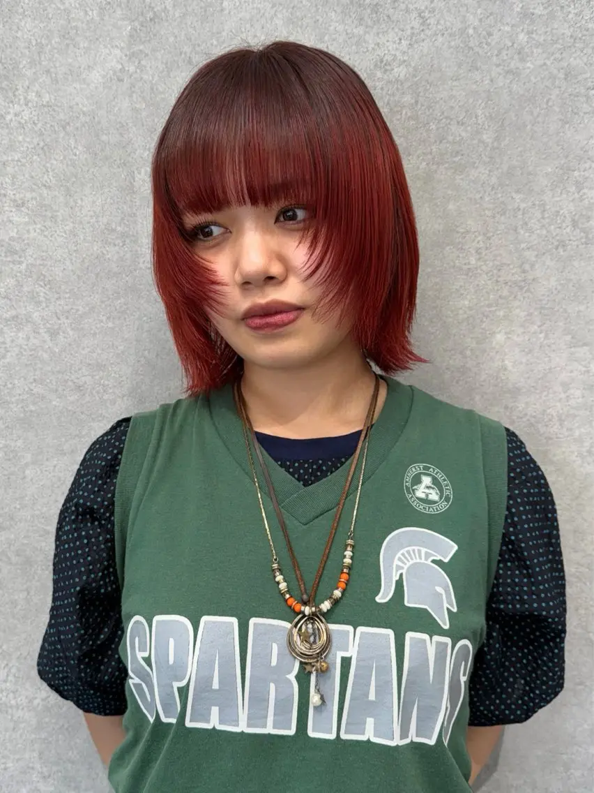 ショート カラー ブリーチ ダブルカラー ブリーチなしカラー Daisy🎀【福岡 美容室】chiakiのヘアスタイル