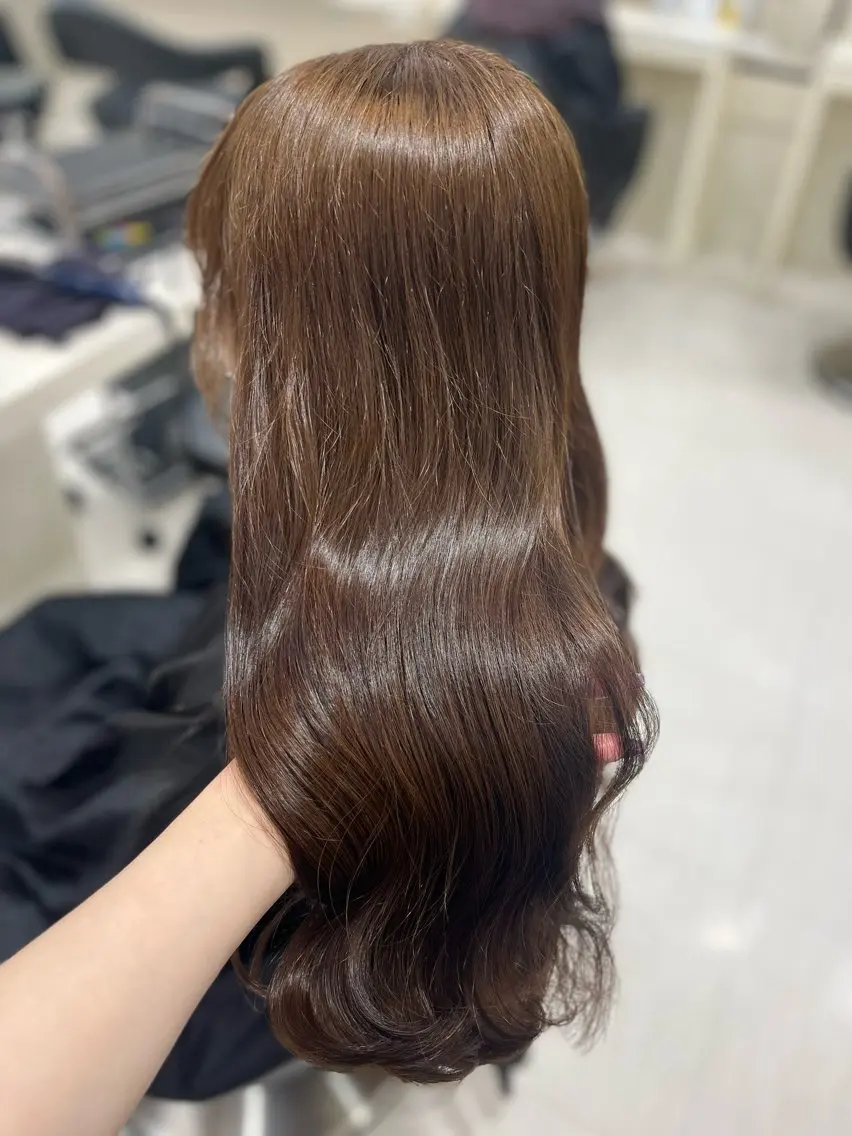 カラー ヘアカラー トリートメント ベージュ・ラベンダー カラー🎀りりのヘアスタイル
