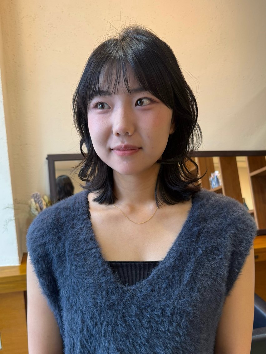 ミディアム ヘアアレンジ 藤澤 聖奈のヘアスタイル