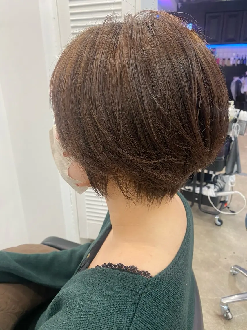 ショート ショートヘア カット ヘアカラー トリートメント 【ウルフ/レイヤー/ 白髪ぼかし】タツヤのヘアスタイル