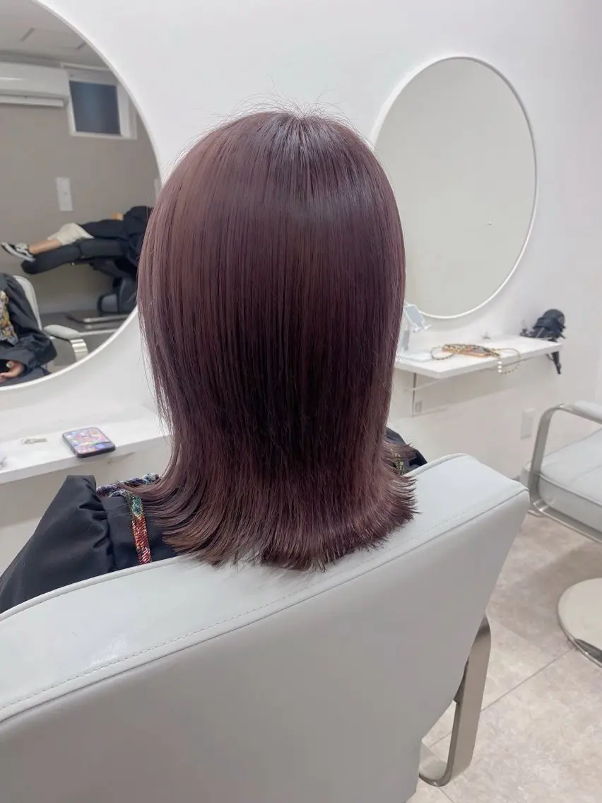 ミディアム カラー 美髪ヘア💛 TOMOMIのヘアスタイル