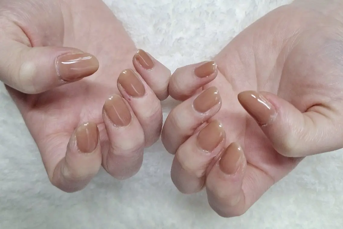 ネイル ワンカラーネイル 藤井 みなこのネイルデザイン