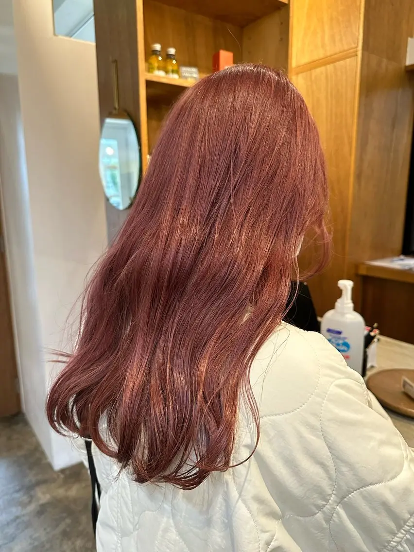 ロング ヘアカラー トリートメント 田口 樹理のヘアスタイル