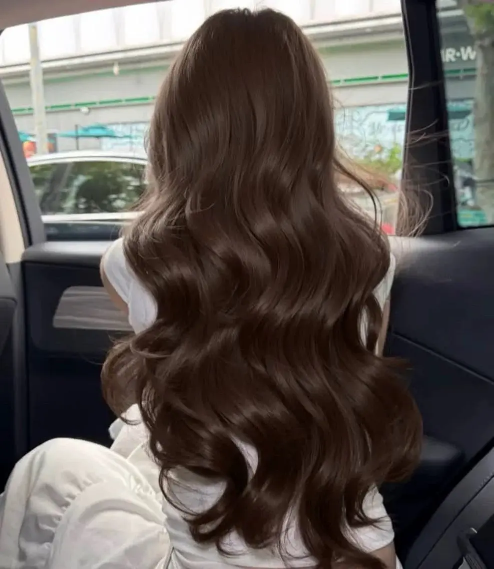 カラー 透明感カラー ヘアカラー トリートメント nico🎀 ワンカラー／縮毛矯正のヘアスタイル