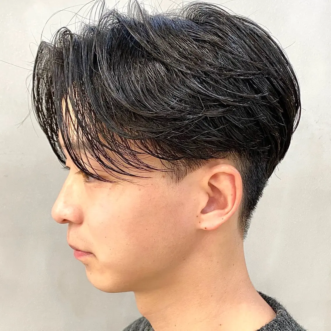 カラー パーマ メンズ 渋谷｜かりん☺︎ ニュアンスパーマのヘアスタイル
