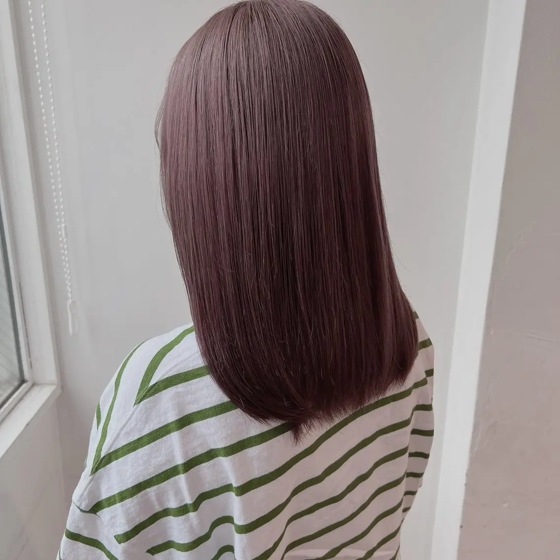 セミロング カラー ヘアカラー トリートメント ヘッドスパ ヘアセット 𓏸レイヤー髪質改善 透けカラーカノン🫧のヘアスタイル