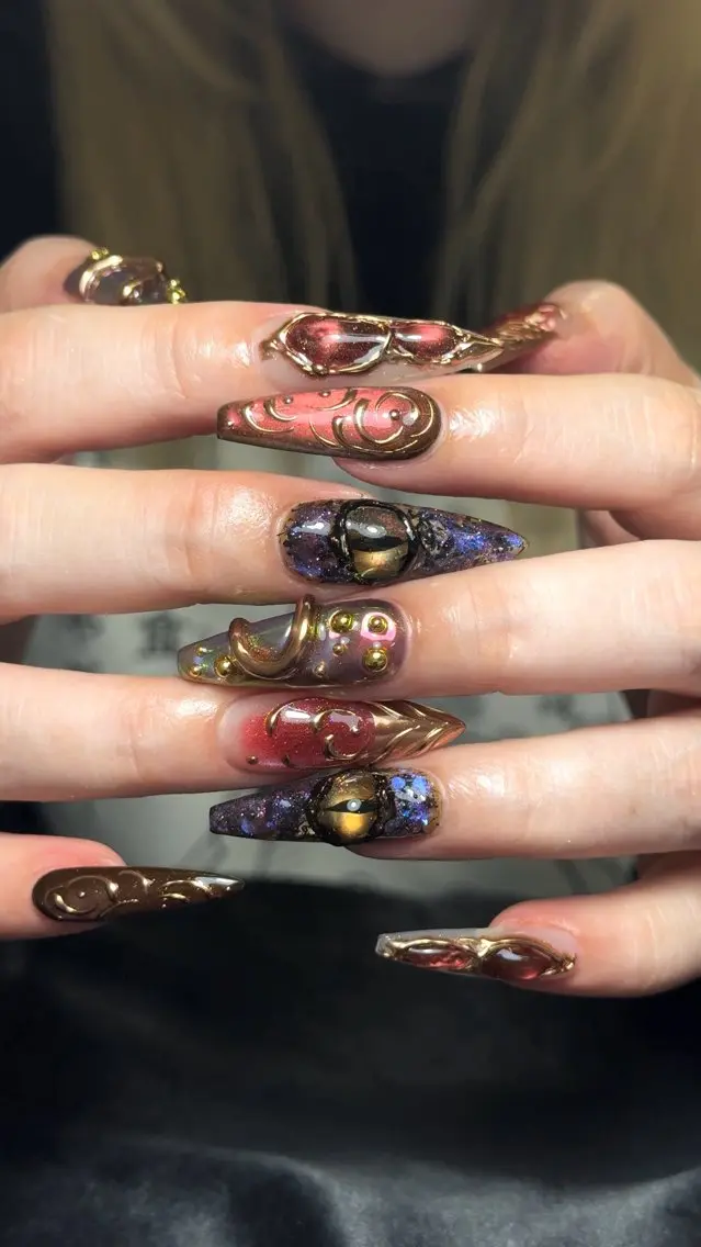 ネイル 持ち込み ワンホンネイル ハンドネイル AKIKO NAILのネイルデザイン