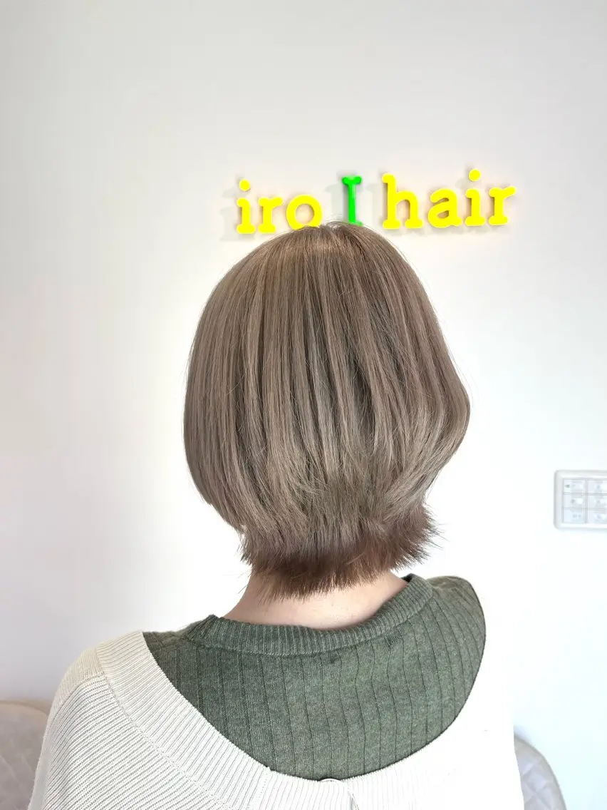 ショート カット ヘアカラー トリートメント イロアイヘアー Renのヘアスタイル