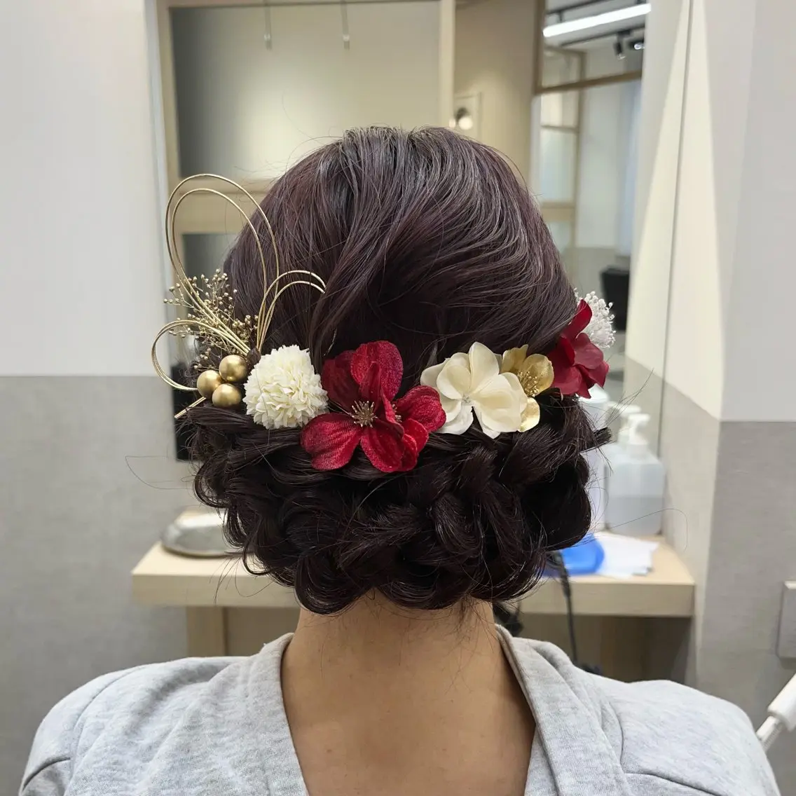 ヘアアレンジ ヘアセット 田中 絵理のヘアスタイル