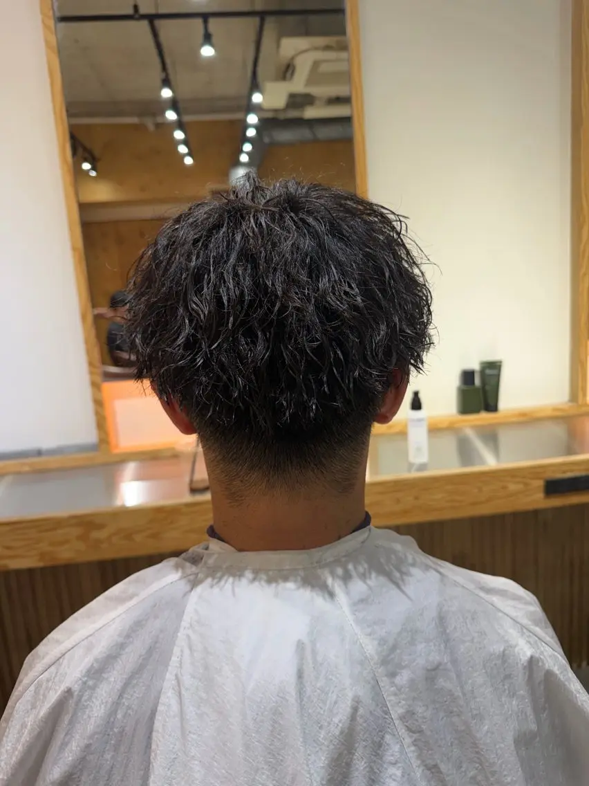パーマ メンズ パーマ特別価格🔥 宇宙のヘアスタイル