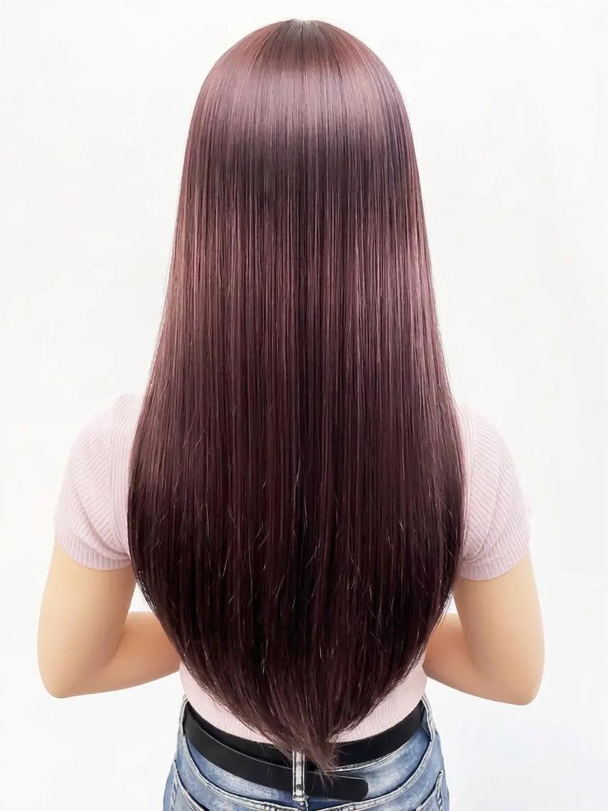 ロング カット 縮毛矯正 トリートメント 🍀髪質改善、カラー TAICHI🍀のヘアスタイル