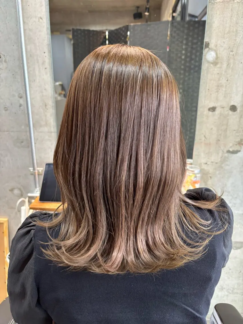 ミディアム カラー Lowha_ageo 💐Fuzukiのヘアスタイル