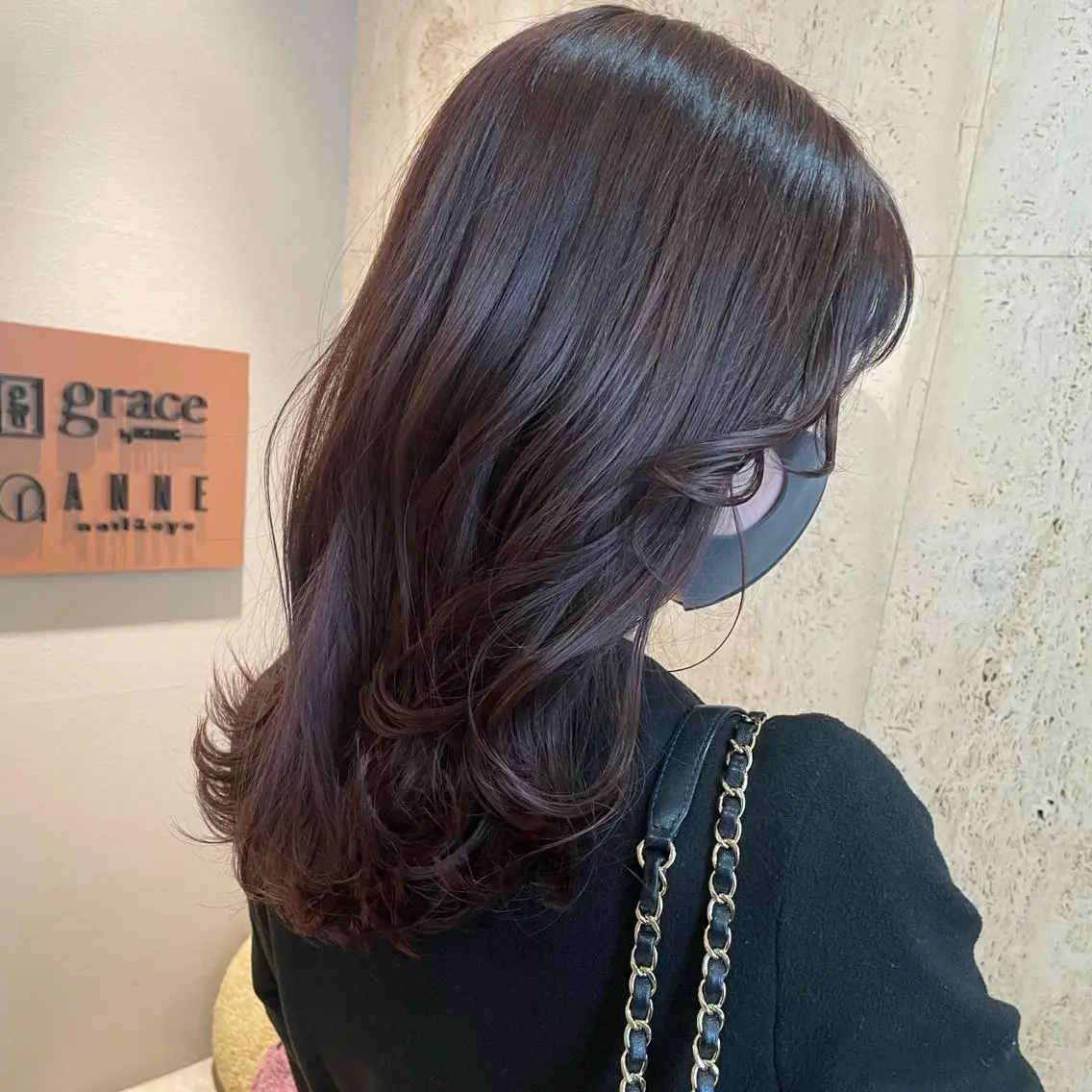カラー アッシュ ベージュカラー ブリーチ 透明感カラー グレージュ 石山 洸平のヘアスタイル