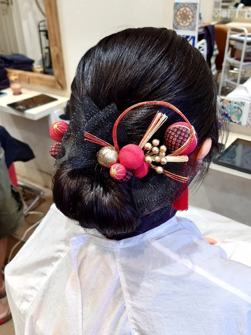 ヘアアレンジ 成人式 徳永 博志のヘアスタイル