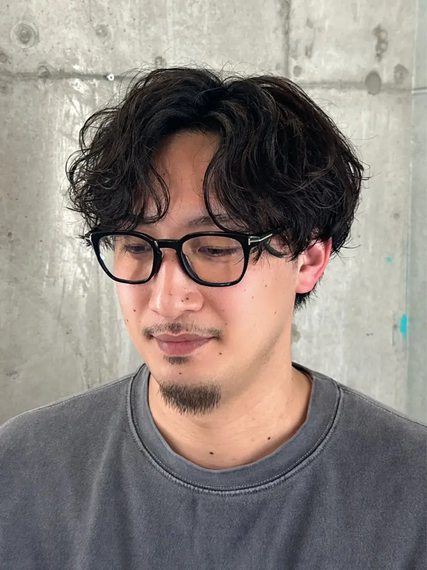 パーマ メンズ 中原 祥太のヘアスタイル