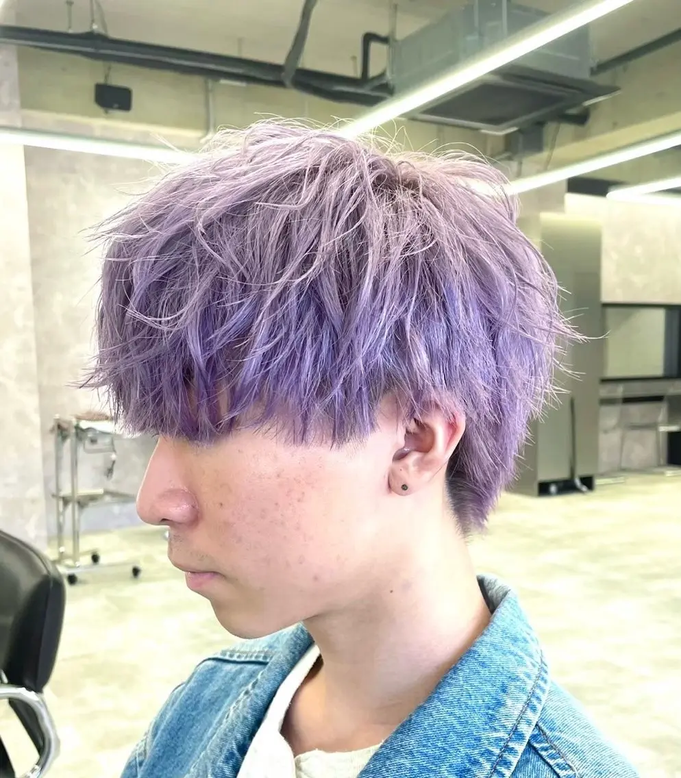 カラー 齊藤 千隼のヘアスタイル