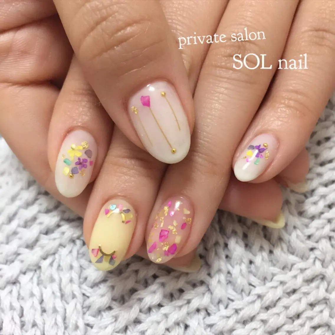 ネイル SOL NAILのネイルデザイン