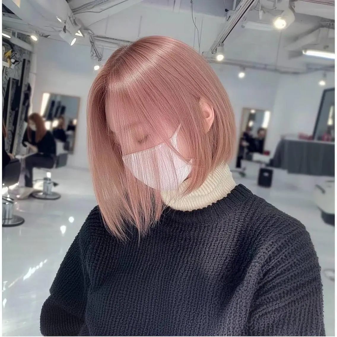 セミロング 奈良天理 mihoのヘアスタイル