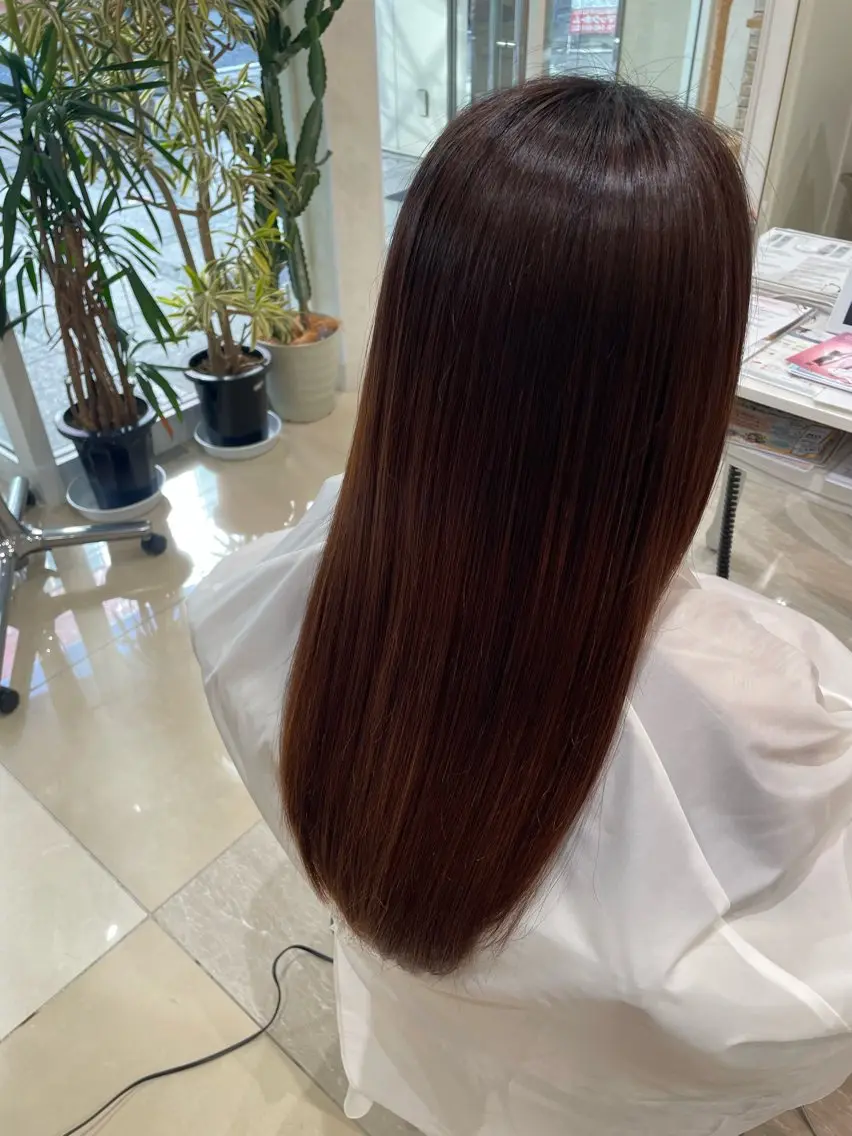 ロング カット トリートメント レイヤー×ハイライト 🌷RINA🌷のヘアスタイル