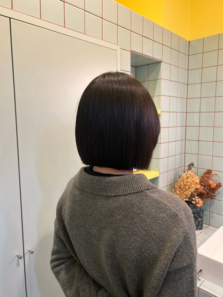 ショート ボブ isshiki reikaのヘアスタイル