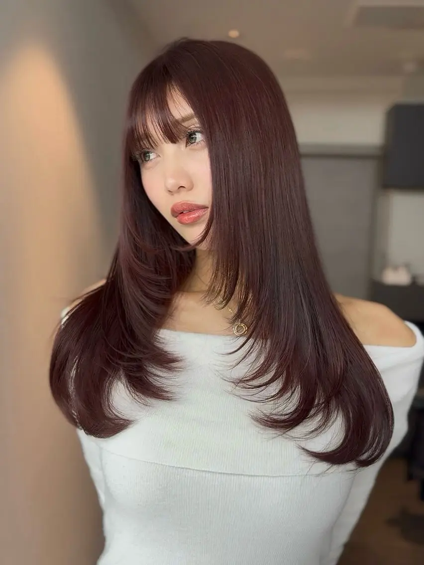 ロング 髪質改善 似合わカットTodaのヘアスタイル