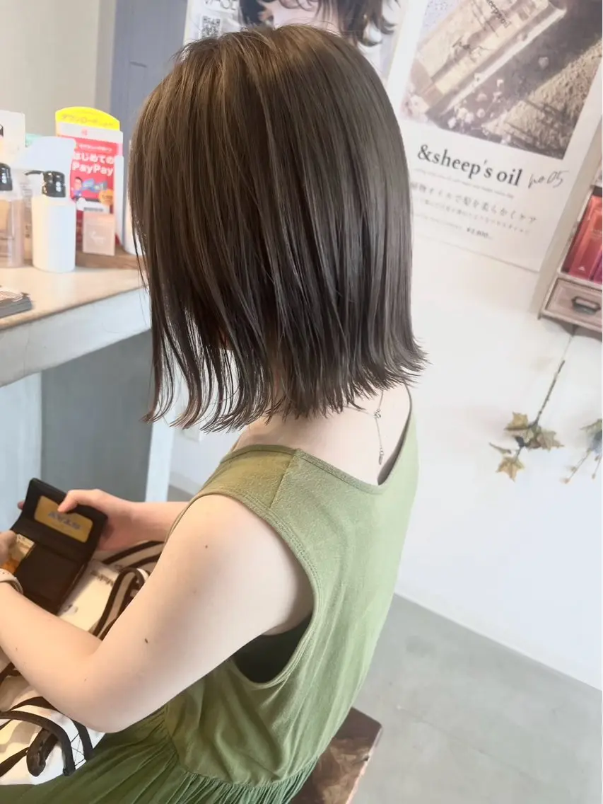 ミディアム カラー カット ヘアカラー AVANCE.ひなた /江坂のヘアスタイル
