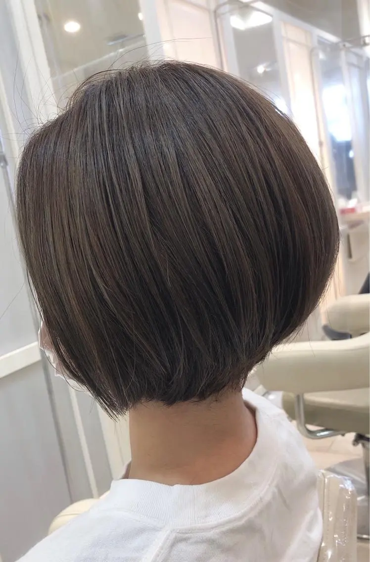 白髪ぼかしハイライト&カラー&カットの写真