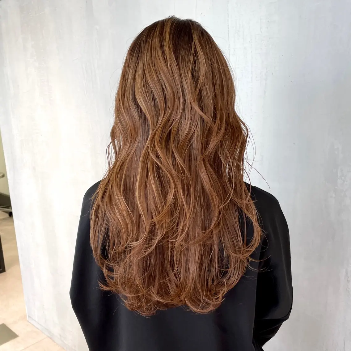 ロング カラー ハイライトカラー ハイライト カット ヘアカラー matka白髪ぼかし 大人ヘア/KEIKOのヘアスタイル