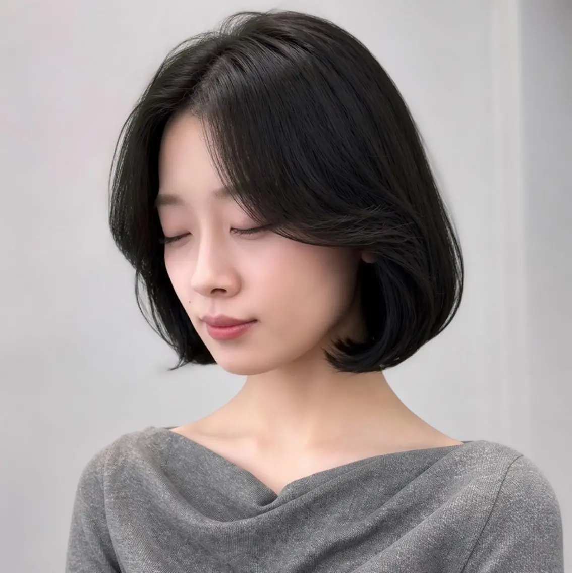 ショート ボブ タンバルモリ 韓国風ヘア カット タンバルモリ/ タッセルボブ/神山のヘアスタイル