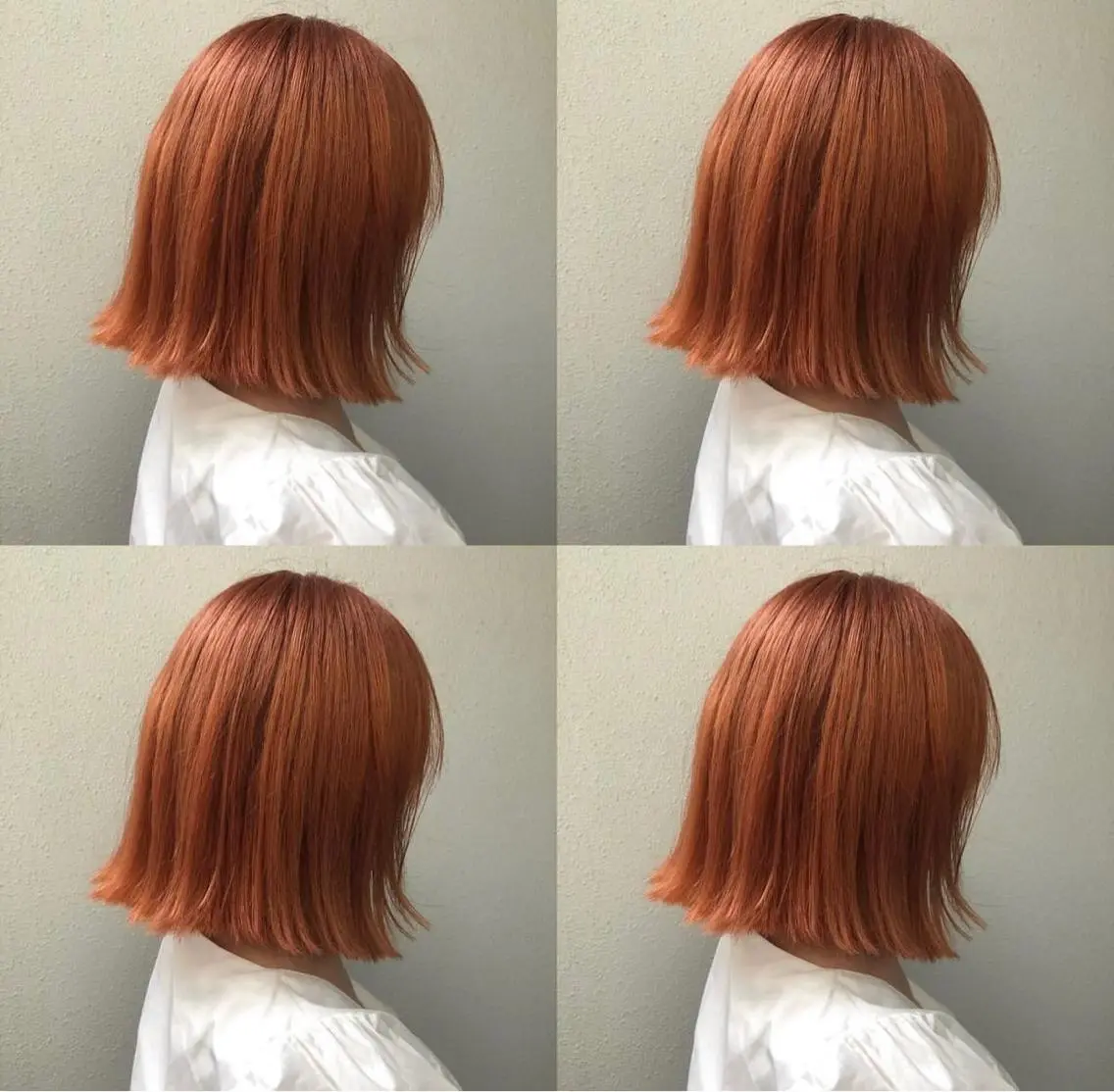 ミディアム カラー ブリーチ ケアブリーチ ハイトーンカラー オレンジ 遠藤沙也加 /レイヤーカットのヘアスタイル