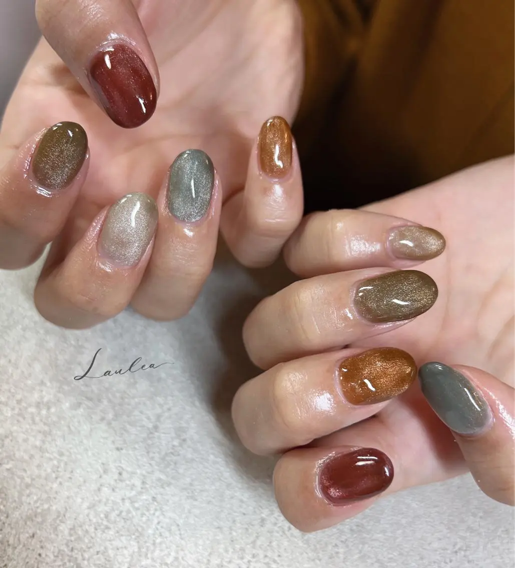 ネイル フットネイル 韓国ネイル nail salon Lauleaのネイルデザイン