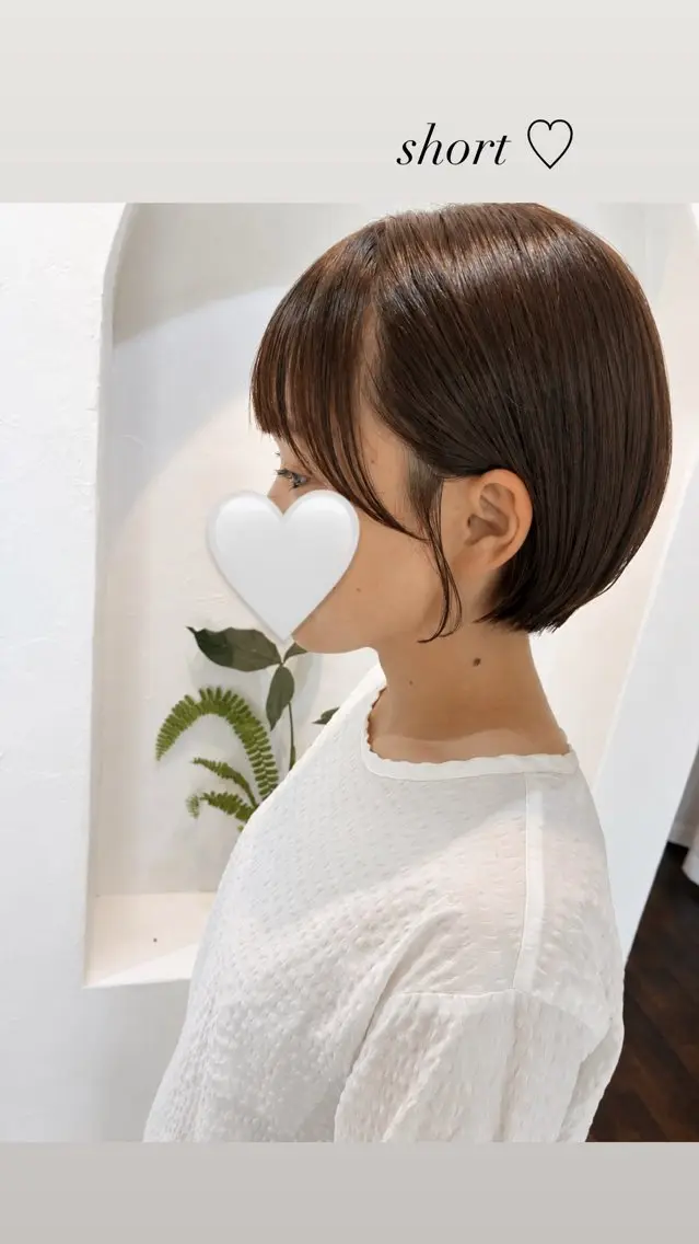 ショート ショートヘア 30代女子女子向け♡ 井手麻梨栄のヘアスタイル